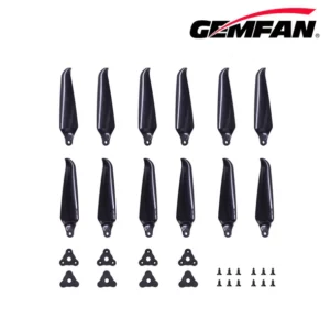GemFan F8041 Folding 8-Inch Propeller 3 Blade (Black) 2 - Gemfan
