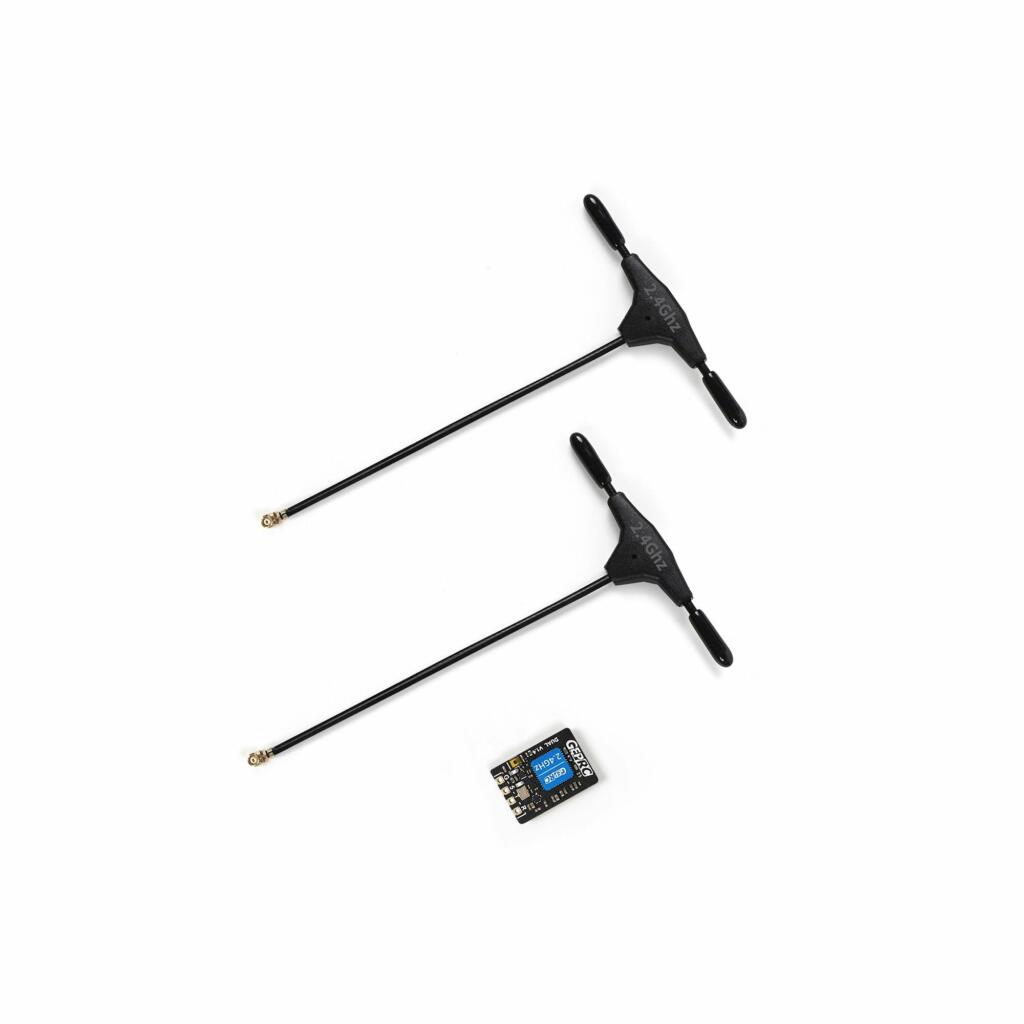 BETAFPV SuperD ELRS Récepteur de diversité avec double chaîne de récepteur, 2 antennes TXCO Tech Support CRSF Protocole pour drone FPV Fixed-Wing Aircraft Longue portée Flying Aerial Photography FPV
