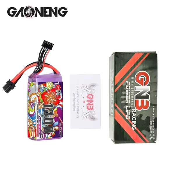 GAONENG GNB LiHV 4S 15.2V 1300mAh 120C XT60 LiPo Battery - Image 3