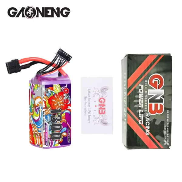 GAONENG GNB LiHV 6S 22.8V 1300mAh 120C XT60 LiPo Battery - Image 4