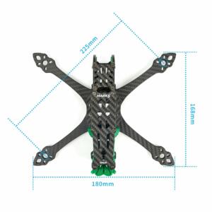 GEPRC FPV Freestyle Frame MARK5 Pro O3- Squashed X Green 2 - GEPRC