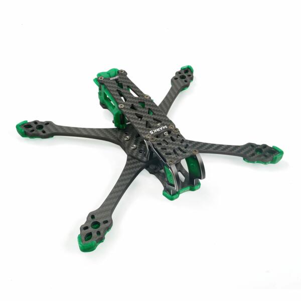 GEPRC FPV Freestyle Frame MARK5 Pro O3- Squashed X Green - Image 2