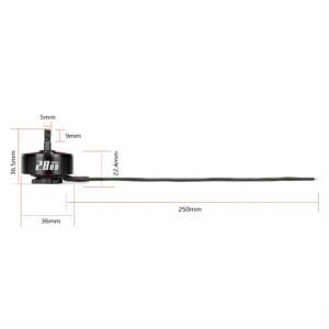 GEPRC SPEEDX2 2809 1280kv 7-8" Motor 7 - GEPRC