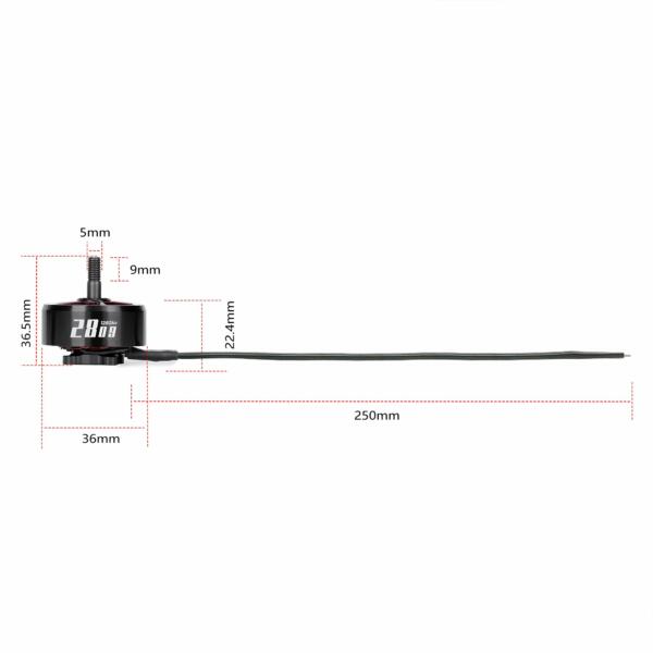 GEPRC SPEEDX2 2809 1280kv 7-8" Motor - Image 8