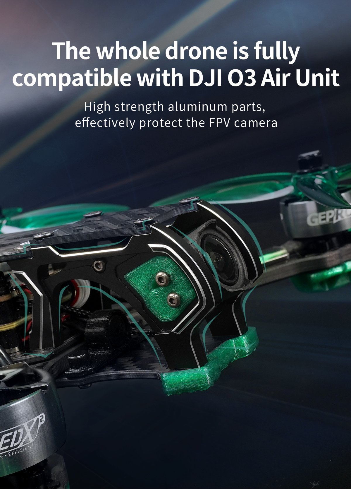 GEPRC MARK5 DJI O3 FPV Freestyle Drone | GREEN, 6S, ELRS 2.4Ghz 11 - GEPRC