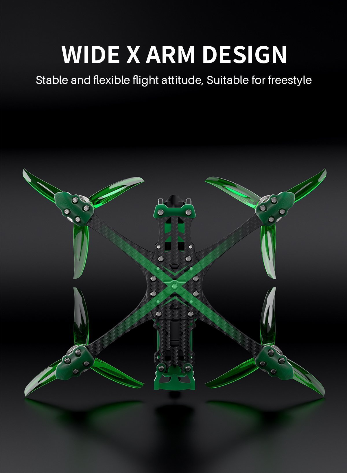 GEPRC MARK5 DJI O3 FPV Freestyle Drone | GREEN, 6S, ELRS 2.4Ghz 19 - GEPRC