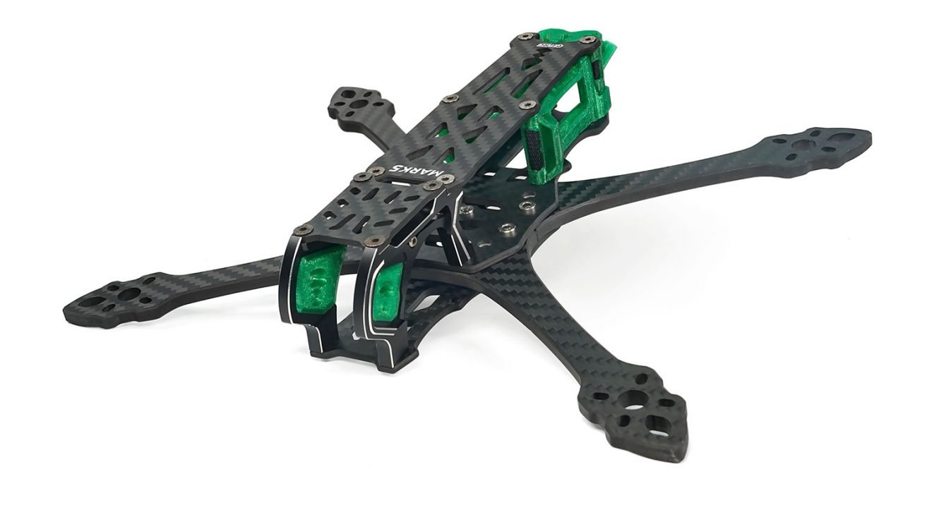 GEPRC FPV Freestyle Frame MARK5 Pro O3- Squashed X Green 21 - GEPRC