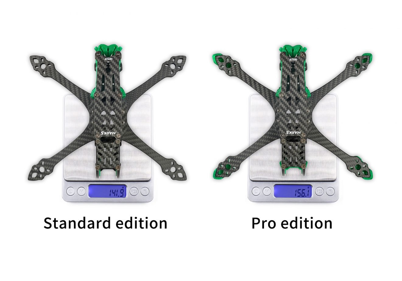GEPRC FPV Freestyle Frame MARK5 Pro O3- Squashed X Green 26 - GEPRC