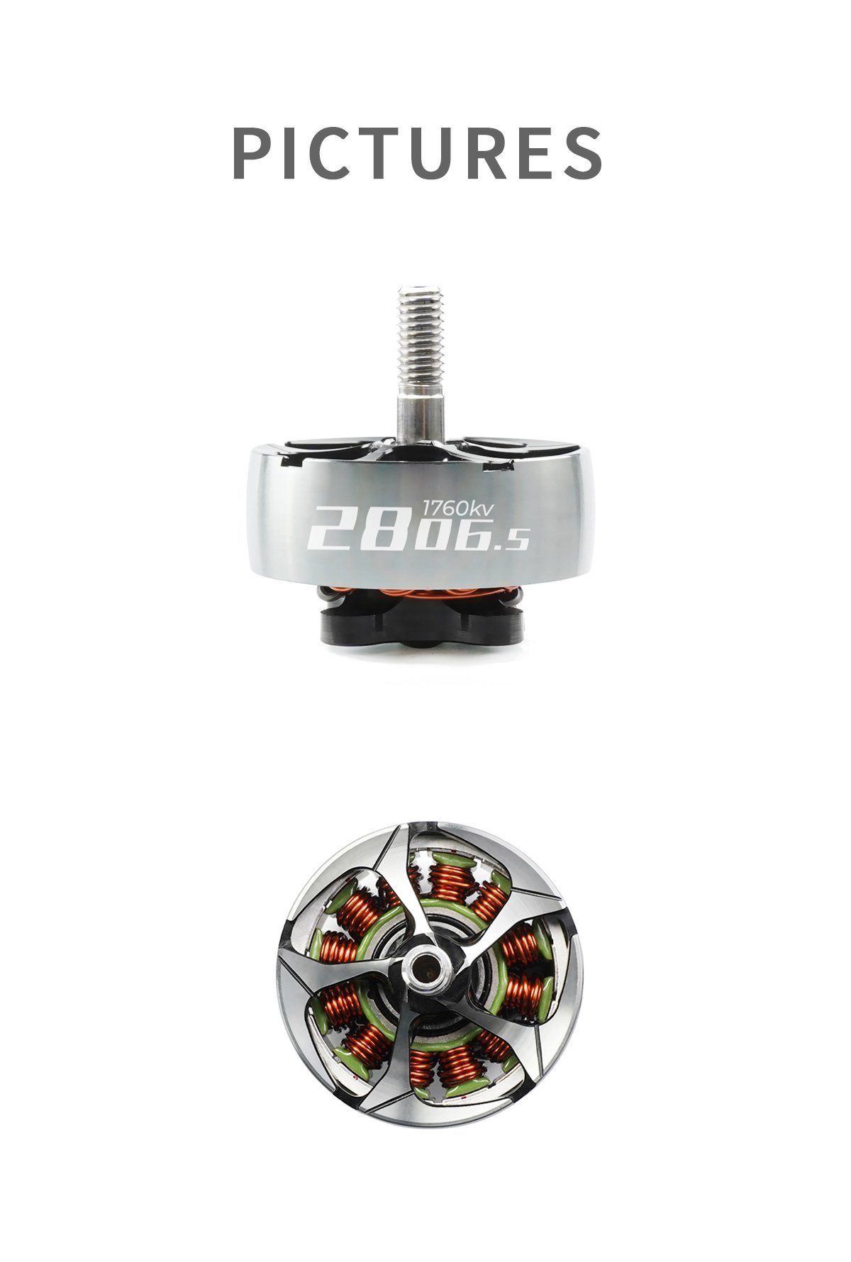 GEPRC SPEEDX2 2806.5 1350kv 7" Motor 16 - GEPRC