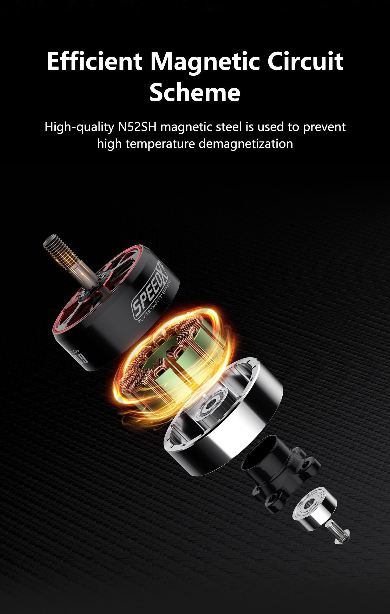 GEPRC SPEEDX2 2809 1280kv 7-8" Motor 15 - GEPRC