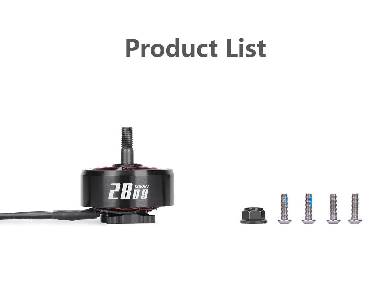 GEPRC SPEEDX2 2809 1280kv 7-8" Motor 23 - GEPRC