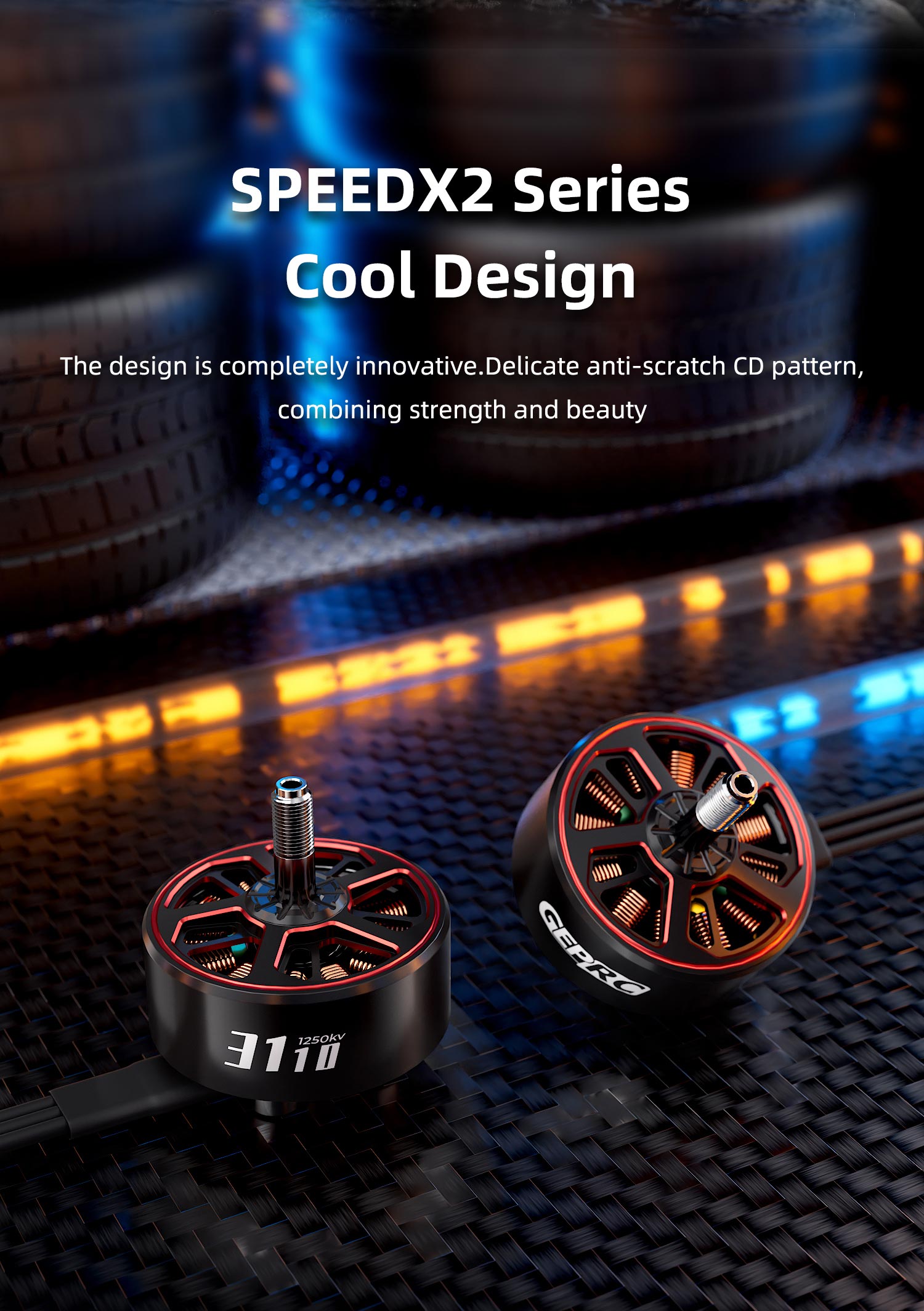 GEPRC SPEEDX2 3110 1250kv 8-10" FPV Motor 10 - GEPRC