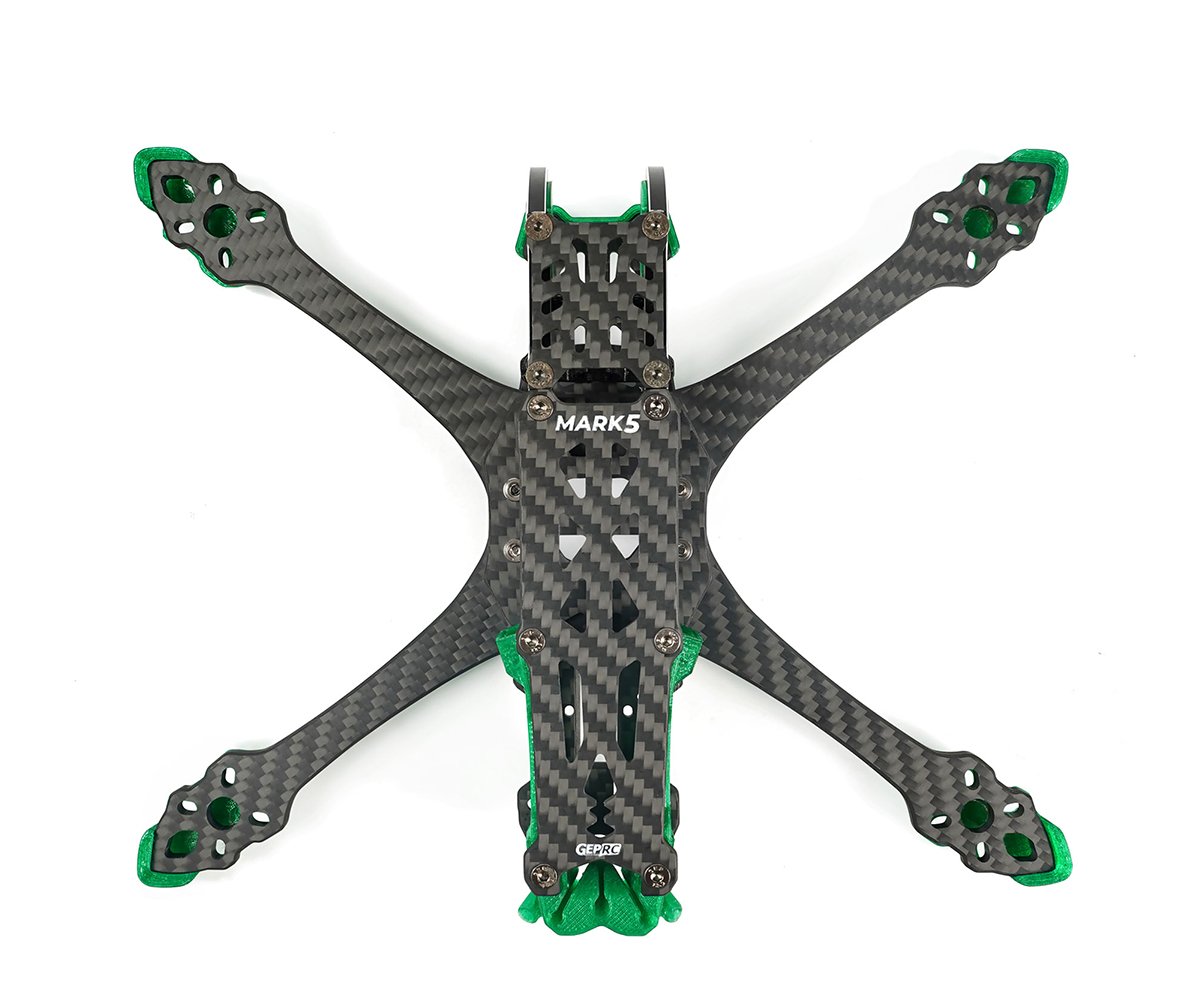 GEPRC FPV Freestyle Frame MARK5 Pro O3- Deadcat Green 17 - GEPRC