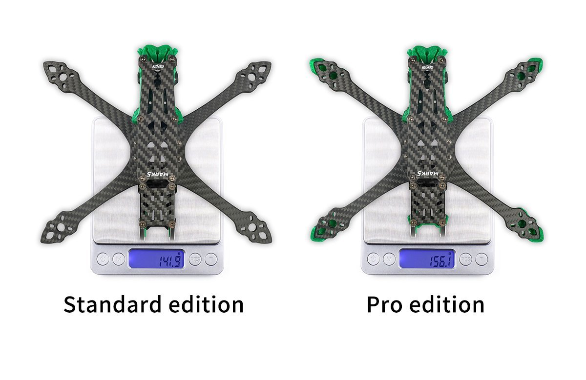 GEPRC FPV Freestyle Frame MARK5 Pro O3- Deadcat Green 20 - GEPRC