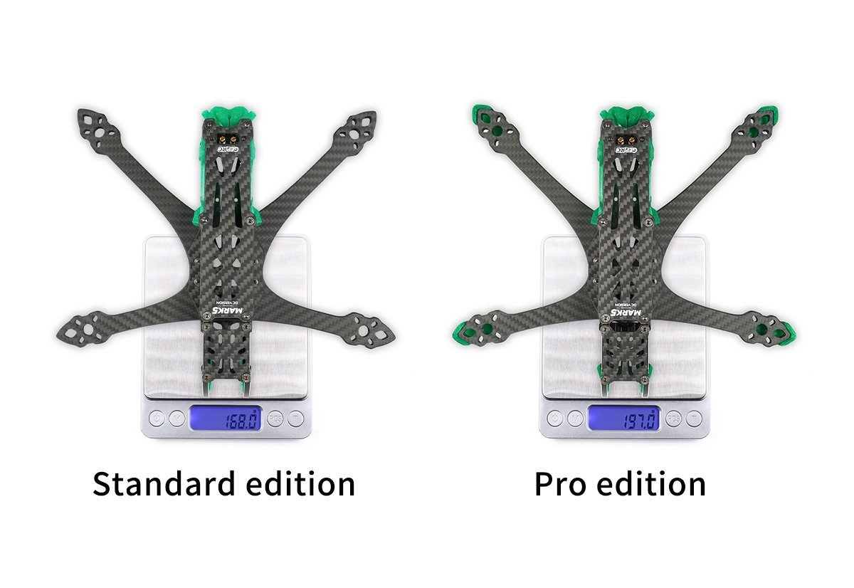 GEPRC FPV Freestyle Frame MARK5 Pro O3- Deadcat Green 25 - GEPRC