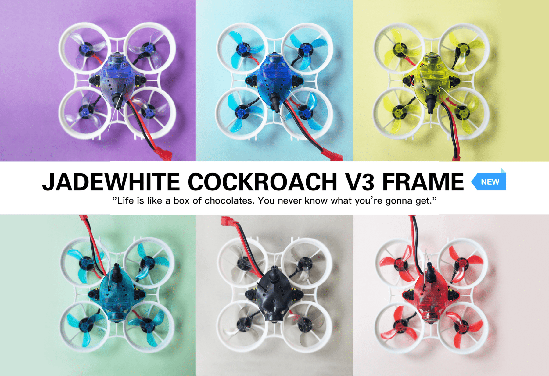 Hummingbird V3.1 BNF ELRS Micro Whoop 14 Hummingbird V3.1 BNF ELRS Micro Whoop 9 - NewBeeDrone