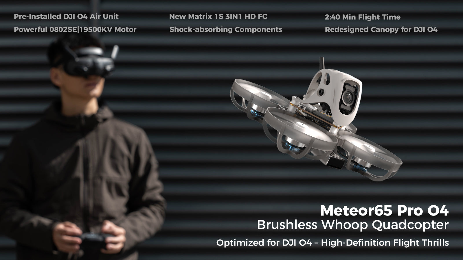 BetaFPV Meteor65 Pro DJI 04 Whoop ELRS 6 - BetaFPV