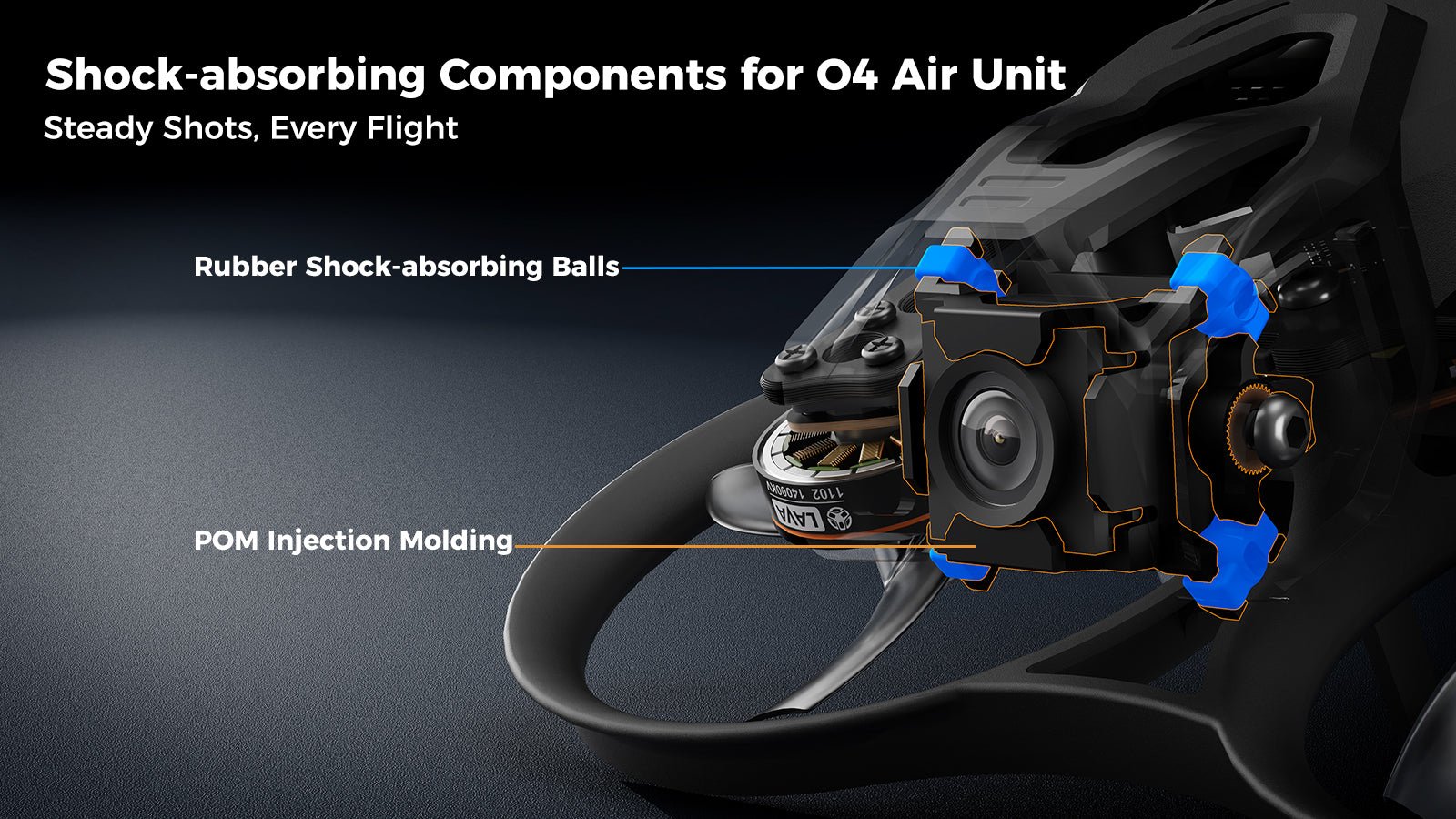 DJI O4 Shock-absorbing Compenets - BETAFPV 4 - BetaFPV