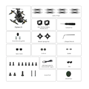 Flywoo Flybee20 2s DJI O4 BNF ELRS Lightweight Drone 7 - Flywoo