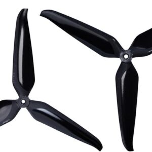 GemFan 10.1X5.5 Cinelifter Glass Fiber Nylon 3 Blade Props - Black 2 - Gemfan