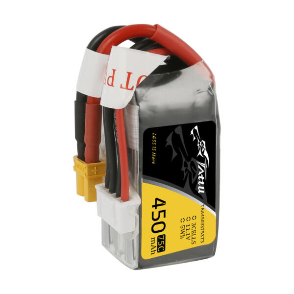 Tattu 3S 450mAh 75C 11.1V Lipo Battery Pack - XT30 - Image 3