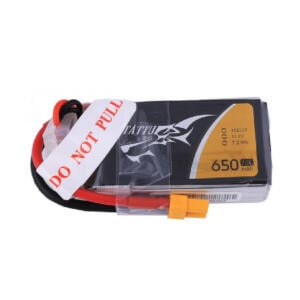 Tattu 650mAh 3S 75C 11.1V Lipo Battery Pack - XT30