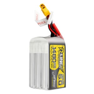 Tattu R-Line Version 5.0 1480mAh 6S 150C 22.2V Lipo Battery Pack - XT60 Plug