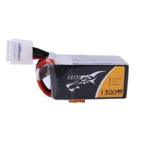 Tattu 6S LiPo Battery 75C (22.2V/1300mAh) w/XT-60 Connector