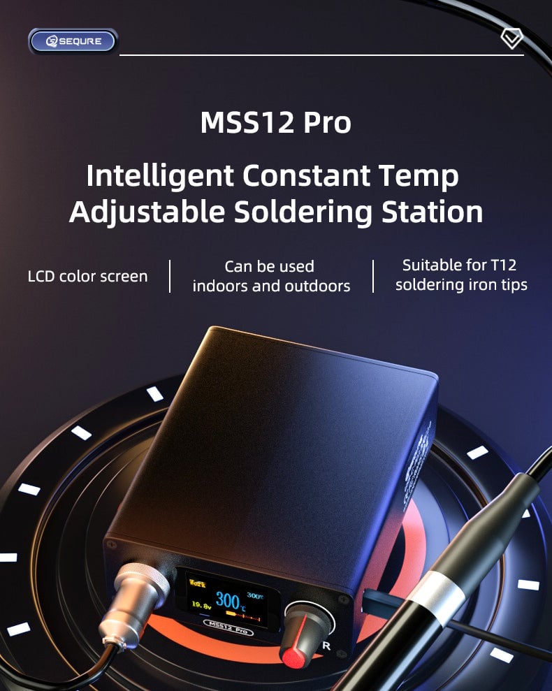 MSS12 Pro soldering station Detailed description image -1