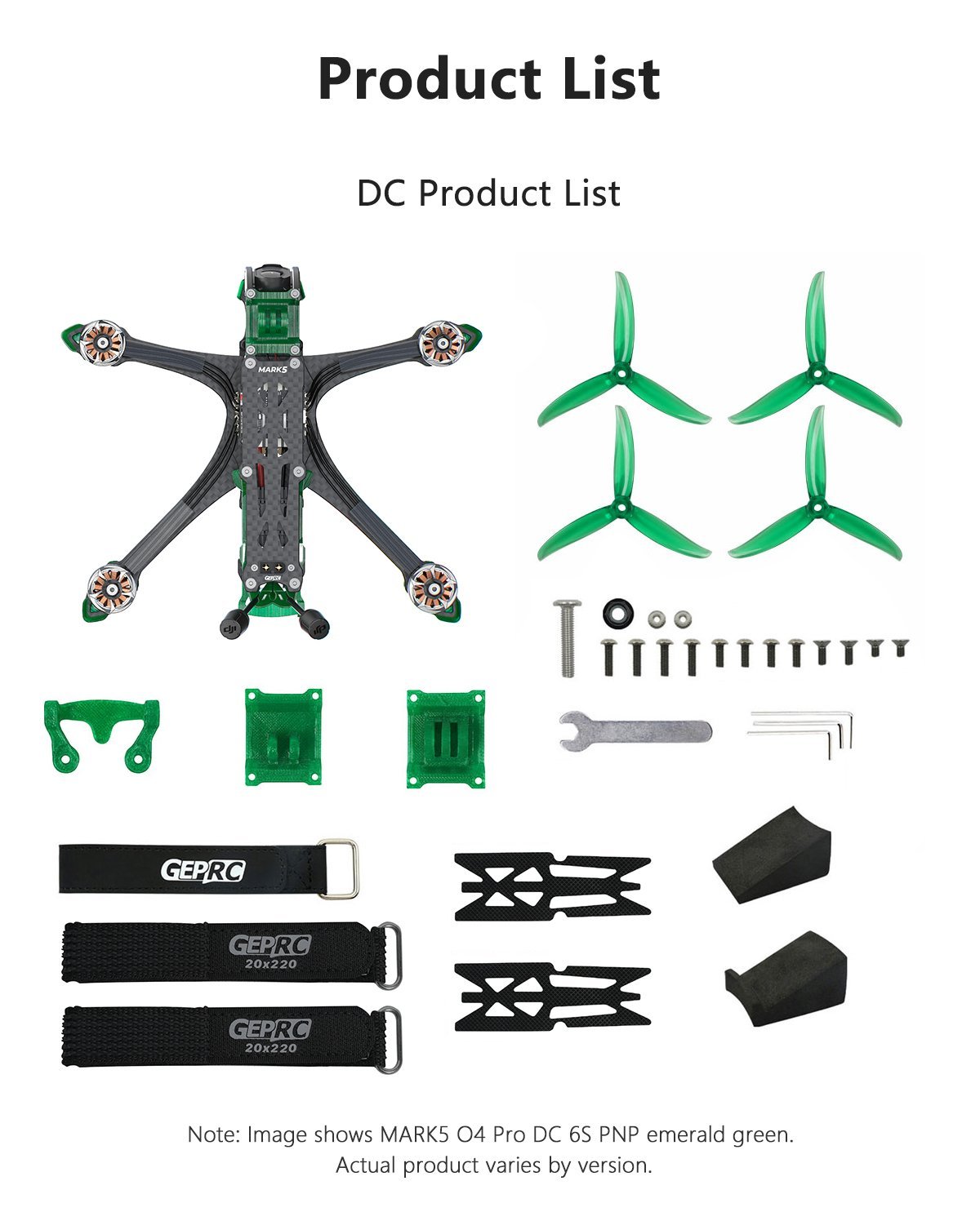GEPRC MARK5 DJI O4 Pro Wide X FPV Drone - PNP 18 - GEPRC