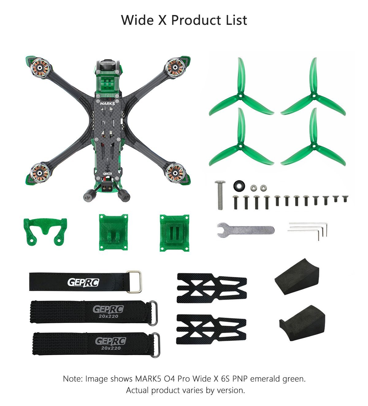 GEPRC MARK5 DJI O4 Pro Wide X FPV Drone - PNP 19 - GEPRC