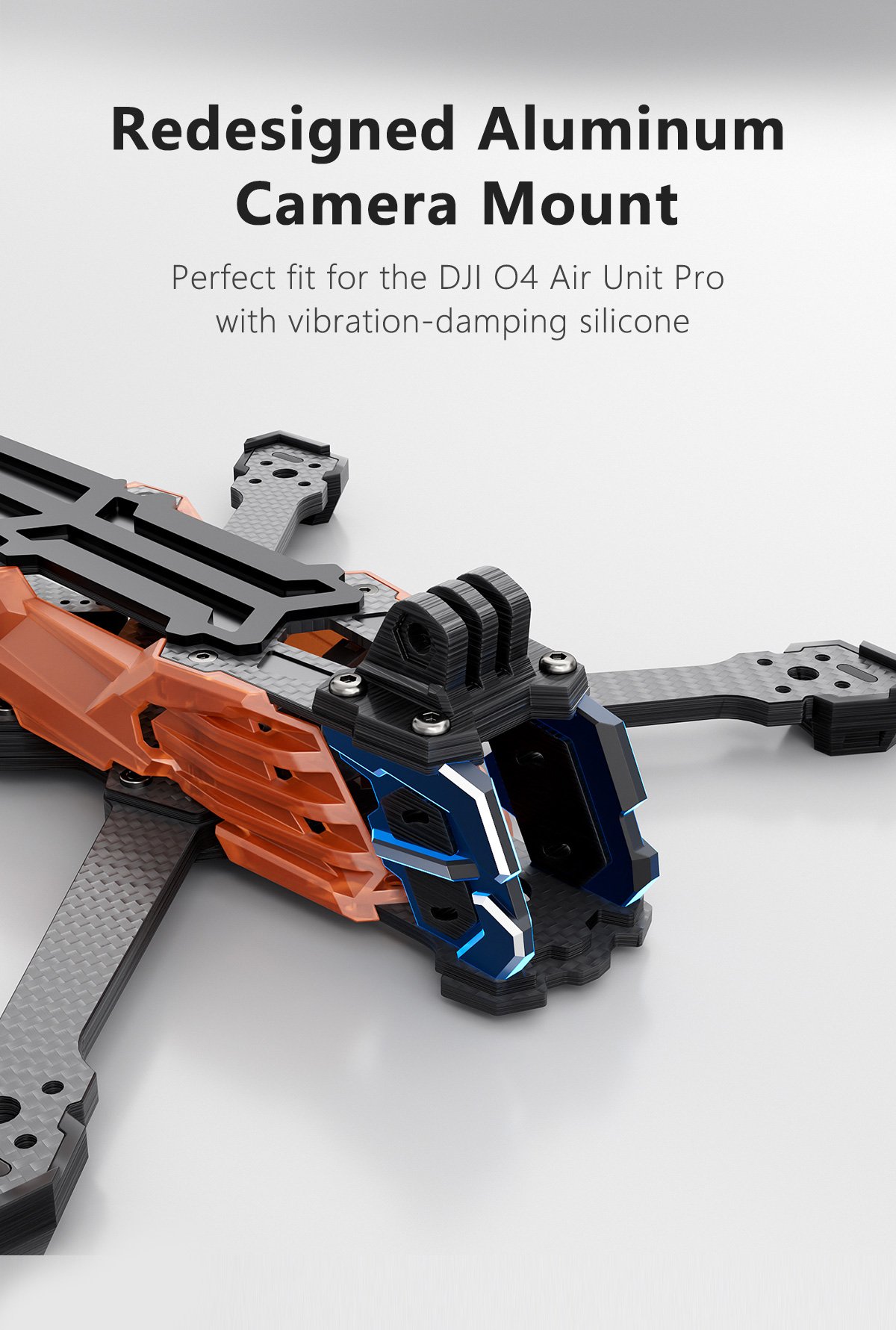 GEPRC Vapor X5/X6 O4 Pro Black Frame Kit 9 - GEPRC