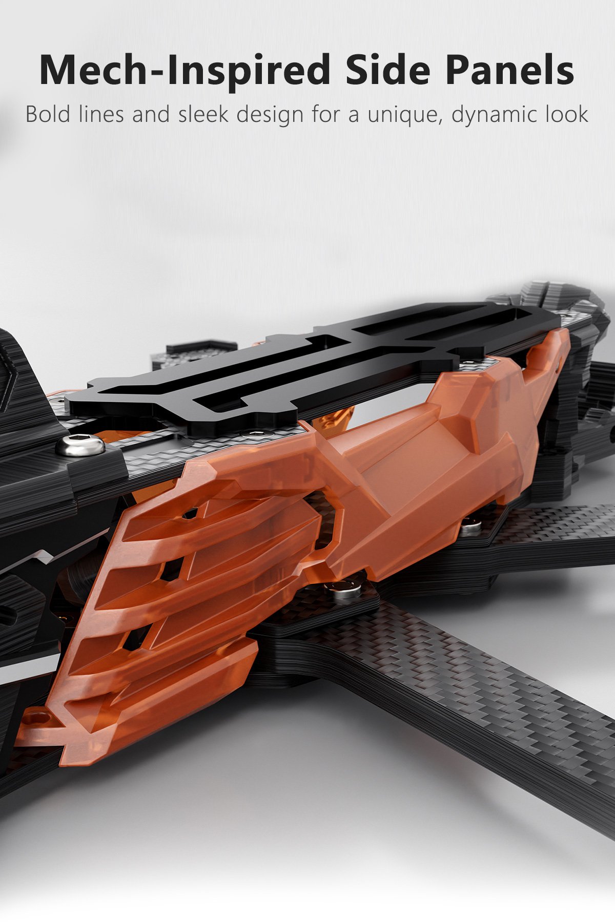 GEPRC Vapor X5/X6 O4 Pro Black Frame Kit 10 - GEPRC
