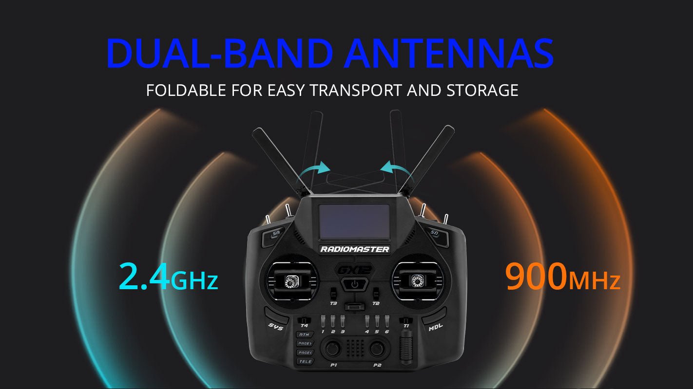 RadioMaster GX12 Dual-Band Gemini-X Radio Controller