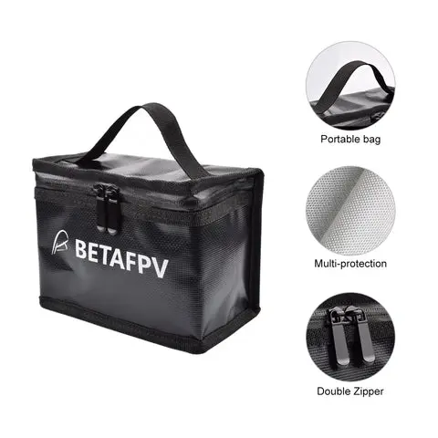 BetaFPV Fireproof Lipo Battery Safety Bag 9 betafpv Lipo Battery Drone Safety Handbag
