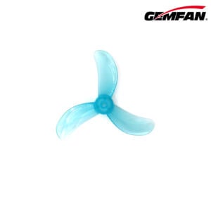 Gemfan 40mm 1608 PC 3 Blade 1.2mm - Clear Blue