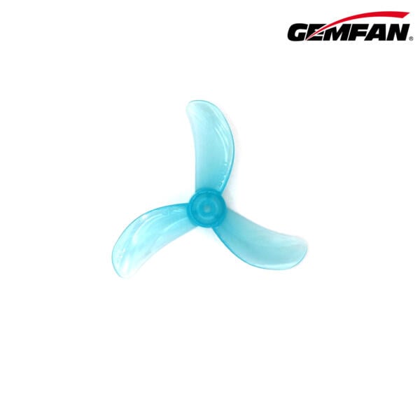 Gemfan 40mm 1608 PC 3 Blade 1.2mm - Clear Blue