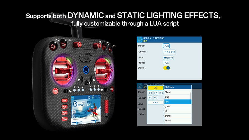LED Gimbal Rings for TX15 Series Radio