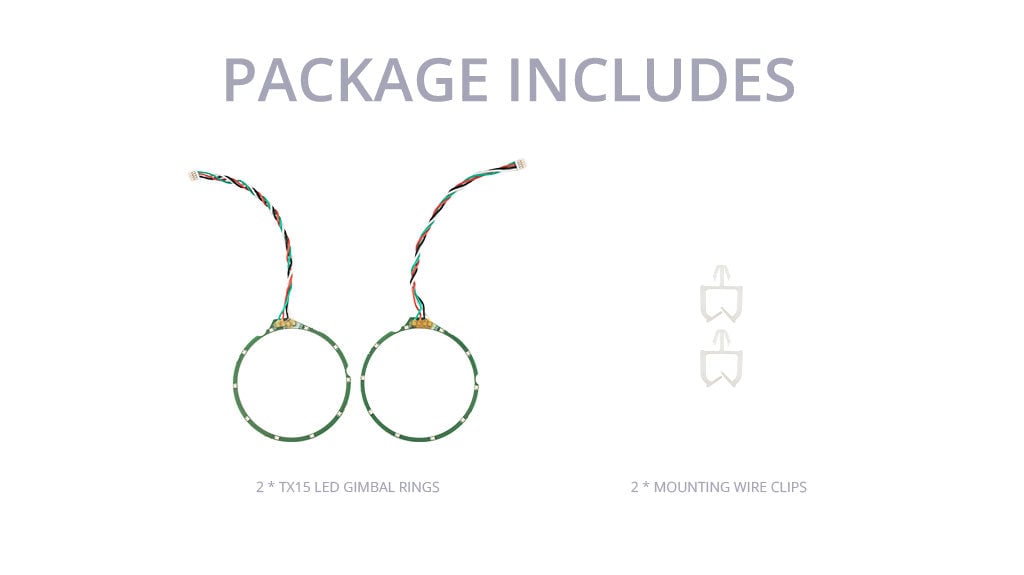 LED Gimbal Rings for TX15 Series Radio