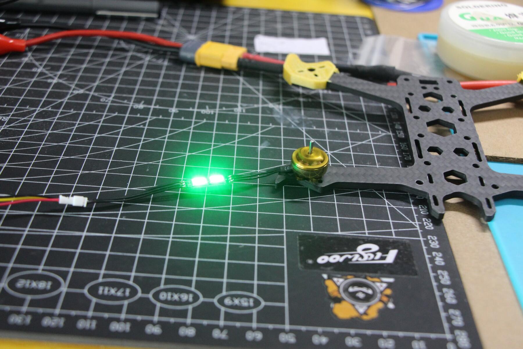 FLYWOO 4x10x1mm Frame Arm LED Board - 4 pcs - Pick Your Color 6 - Flywoo