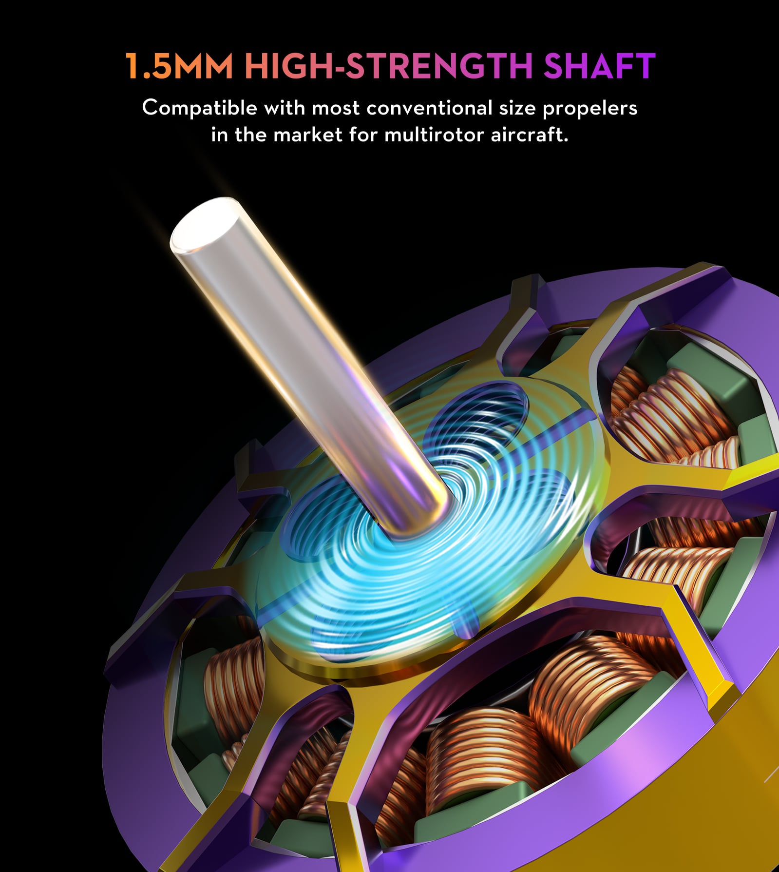 Flywoo ROBO 1303 6000KV (Gold/Purple) 10 Flywoo ROBO 1303 6000KV (Gold/Purple) 7 - Flywoo