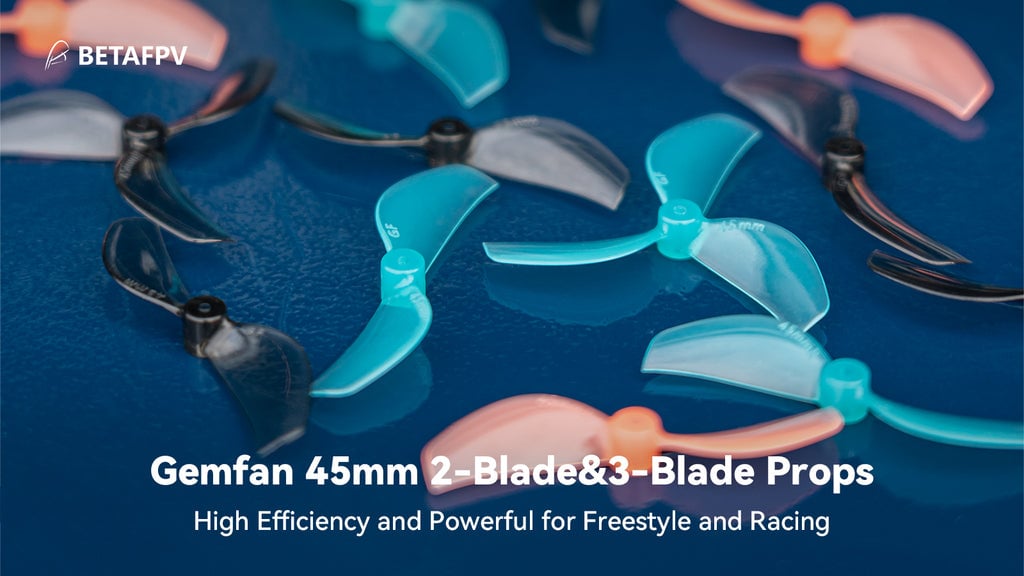 BetaFPV Gemfan 45mm 3-Blade Propellers (1.5mm Shaft 16PCS) 11 BetaFPV Gemfan 45mm 3-Blade Propellers (1.5mm Shaft 16PCS) 5 - BetaFPV
