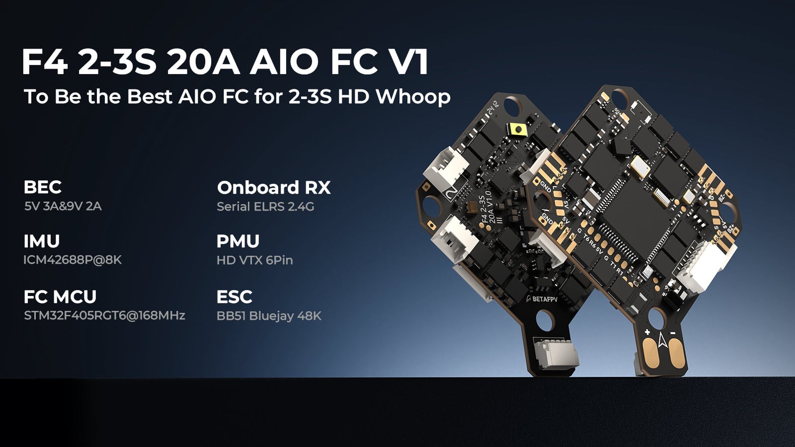 BetaFPV Pavo Pico II O4 Brushless Whoop Quadcopter ELRS 2.4G 18 Pavo Pico II Brushless Whoop Quadcopter - F4 2-3S 20A AIO FC