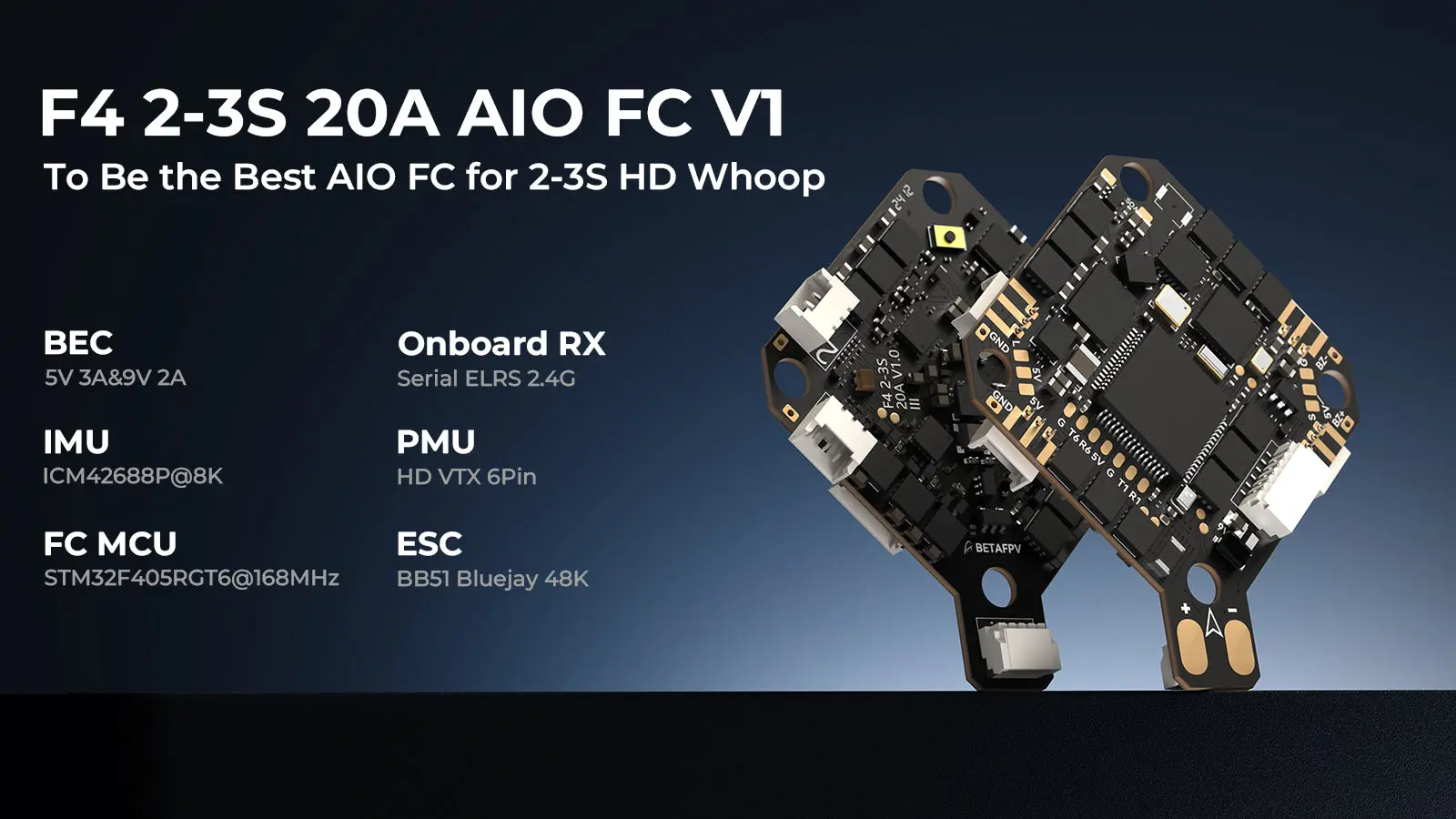 Pavo Pico II Brushless Whoop Quadcopter - F4 2-3S 20A AIO FC