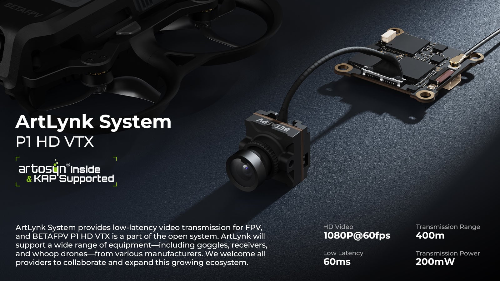 BetaFPV Aquila20 FPV Kit | Left Stick Throttle (Choose HD or Analog) 15 Aquila20 HD FPV Kit - P1 HD VTX