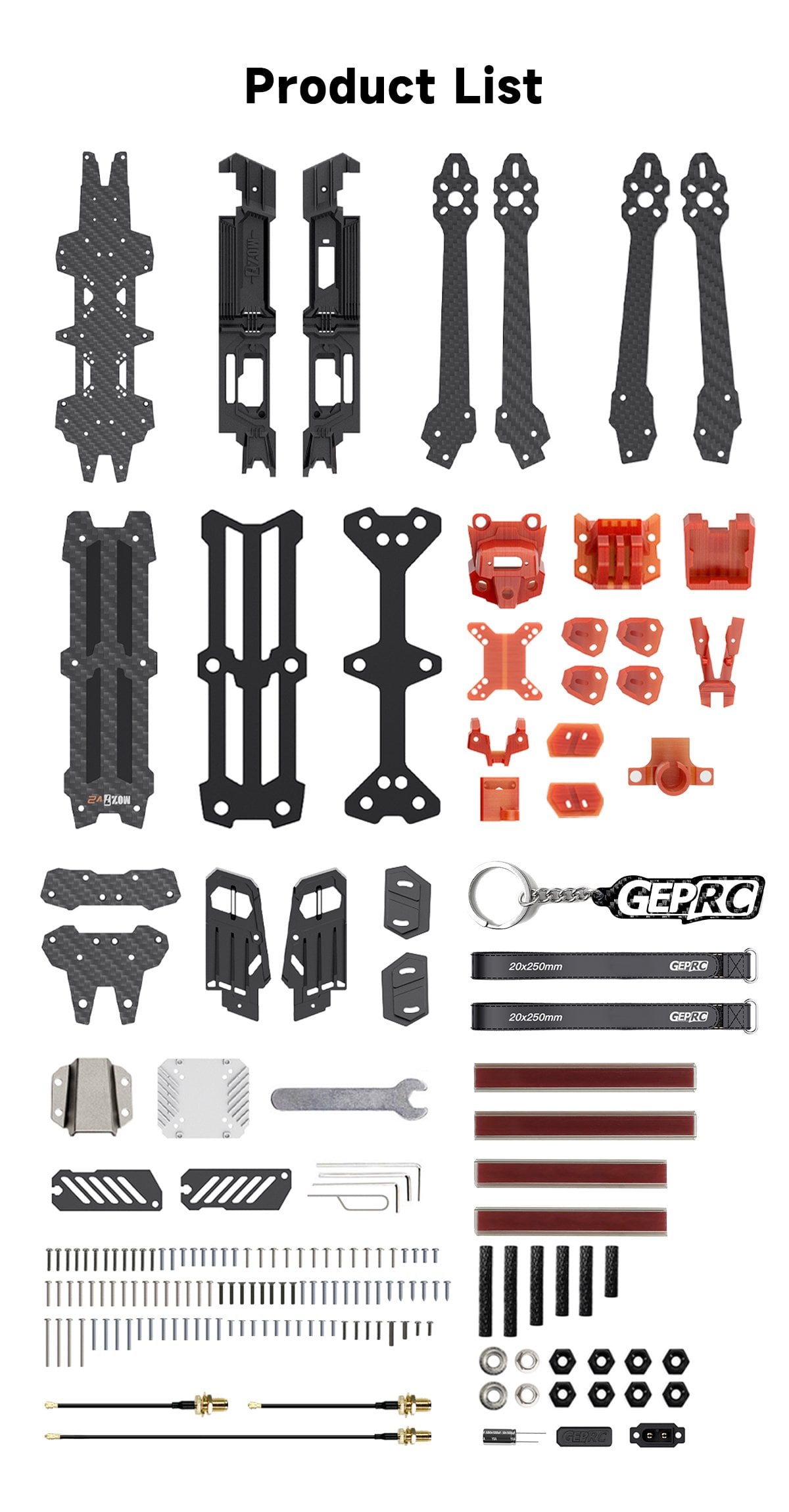 GEPRC GEP-MOZ7 V2 Frame 24 - GEPRC