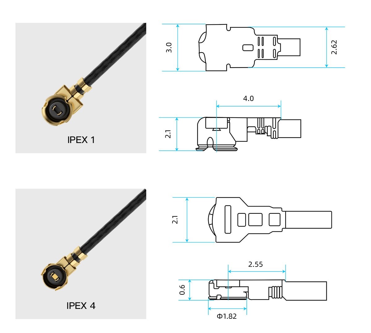 GEPRC IPEX4 T Antenna 2.4G 100mm (1Pcs) 7 - GEPRC