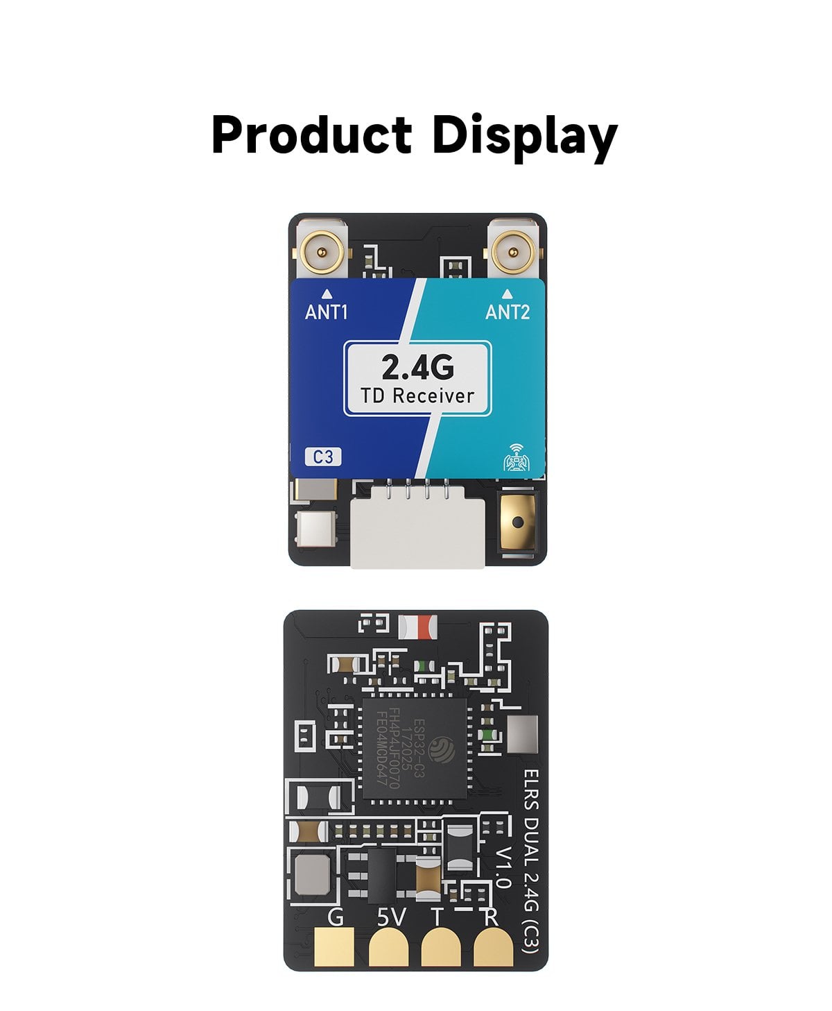GEPRC ELRS Nano DUAL 2.4G C3 True Diversity Receiver 15 - GEPRC
