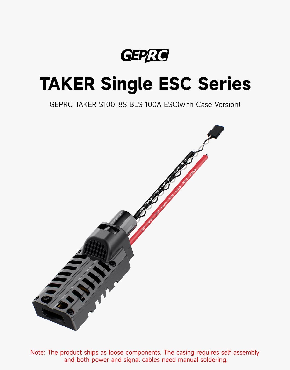 GEPRC TAKER S100 8S BLS 100A ESC 5 - GEPRC