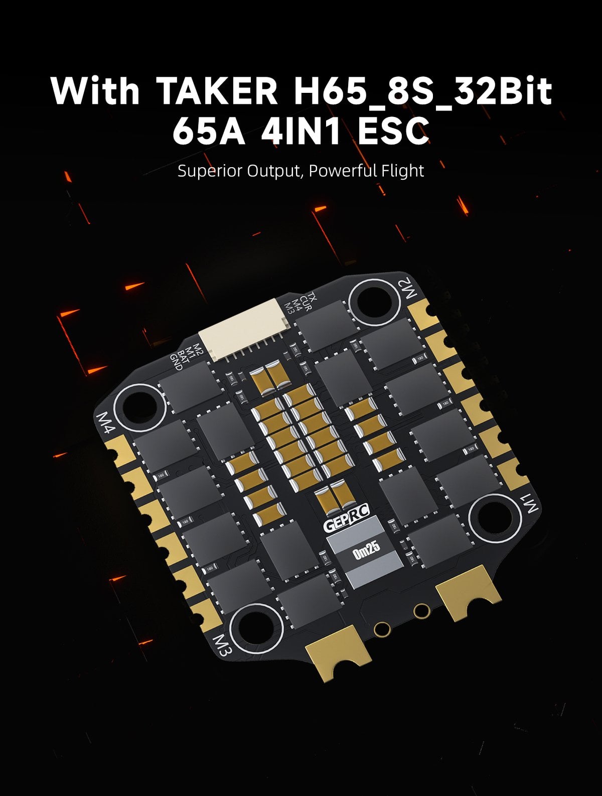 GEPRC TAKER H743 BT 32Bit 65A Stack 14 - GEPRC